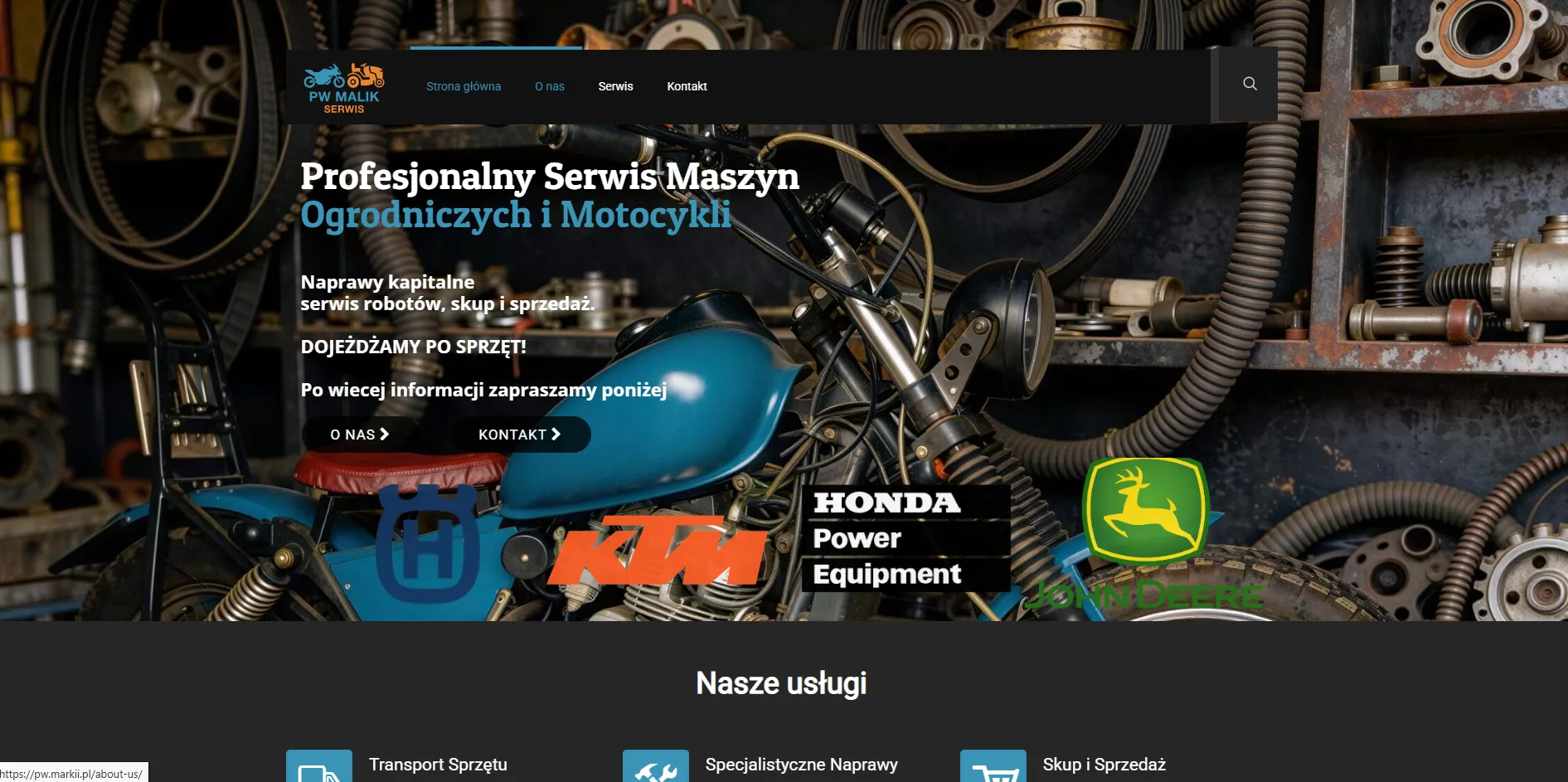Zrzut ekarnu ze strony Pw malik 2